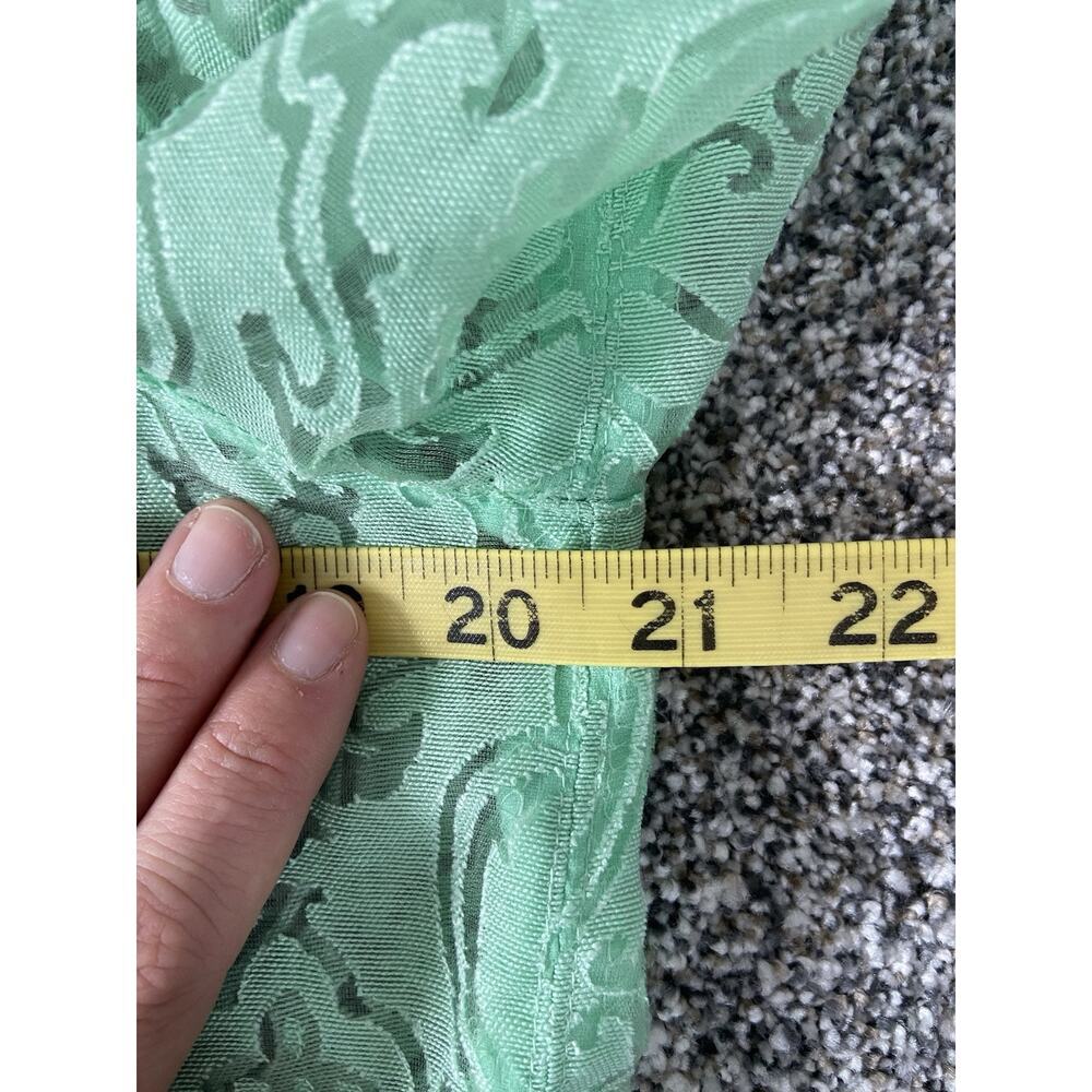Alfred Dunner Top Women’s Size 8 Green Sheer Lightweight 3/4 Sleeve Button Up - Picture 6 of 7